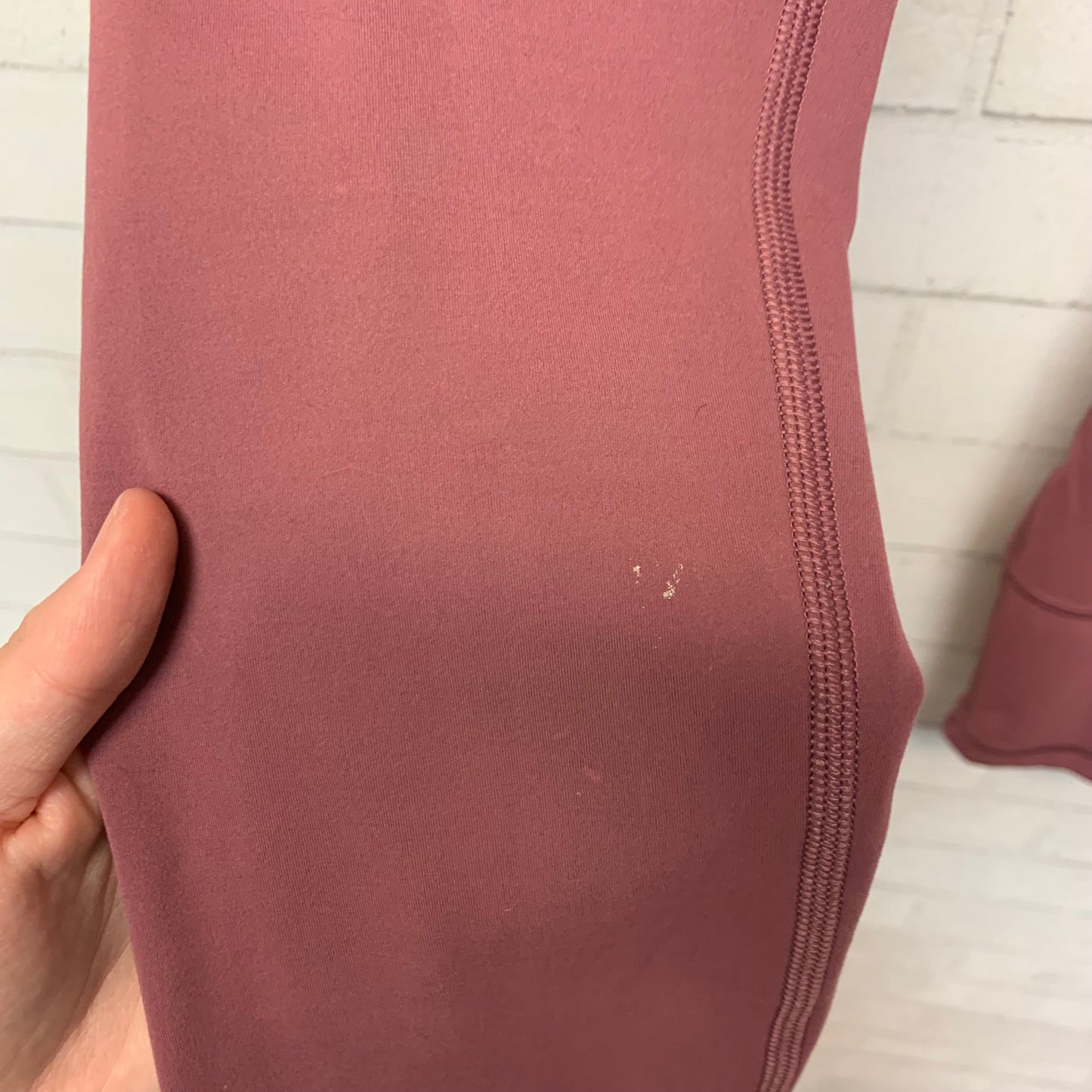 Athletic Leggings By Lululemon In Pink, Size: L