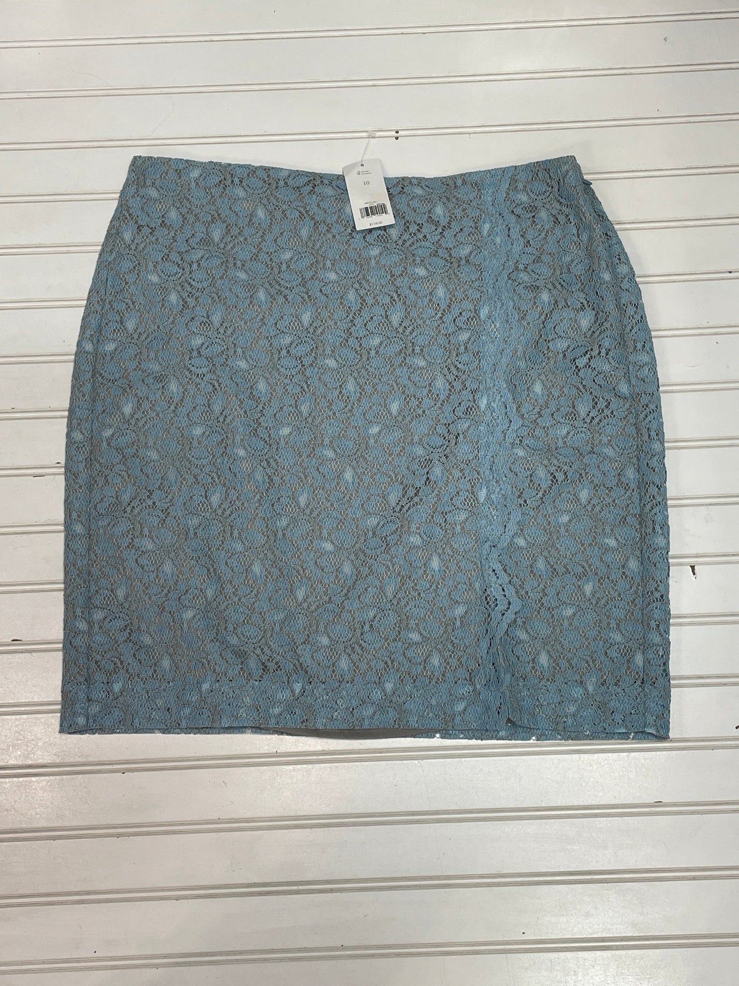 Blue & Grey Skirt Mini & Short Banana Republic, Size 10