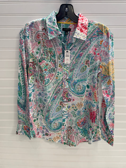 Multi-colored Blouse Long Sleeve Talbots, Size Xs