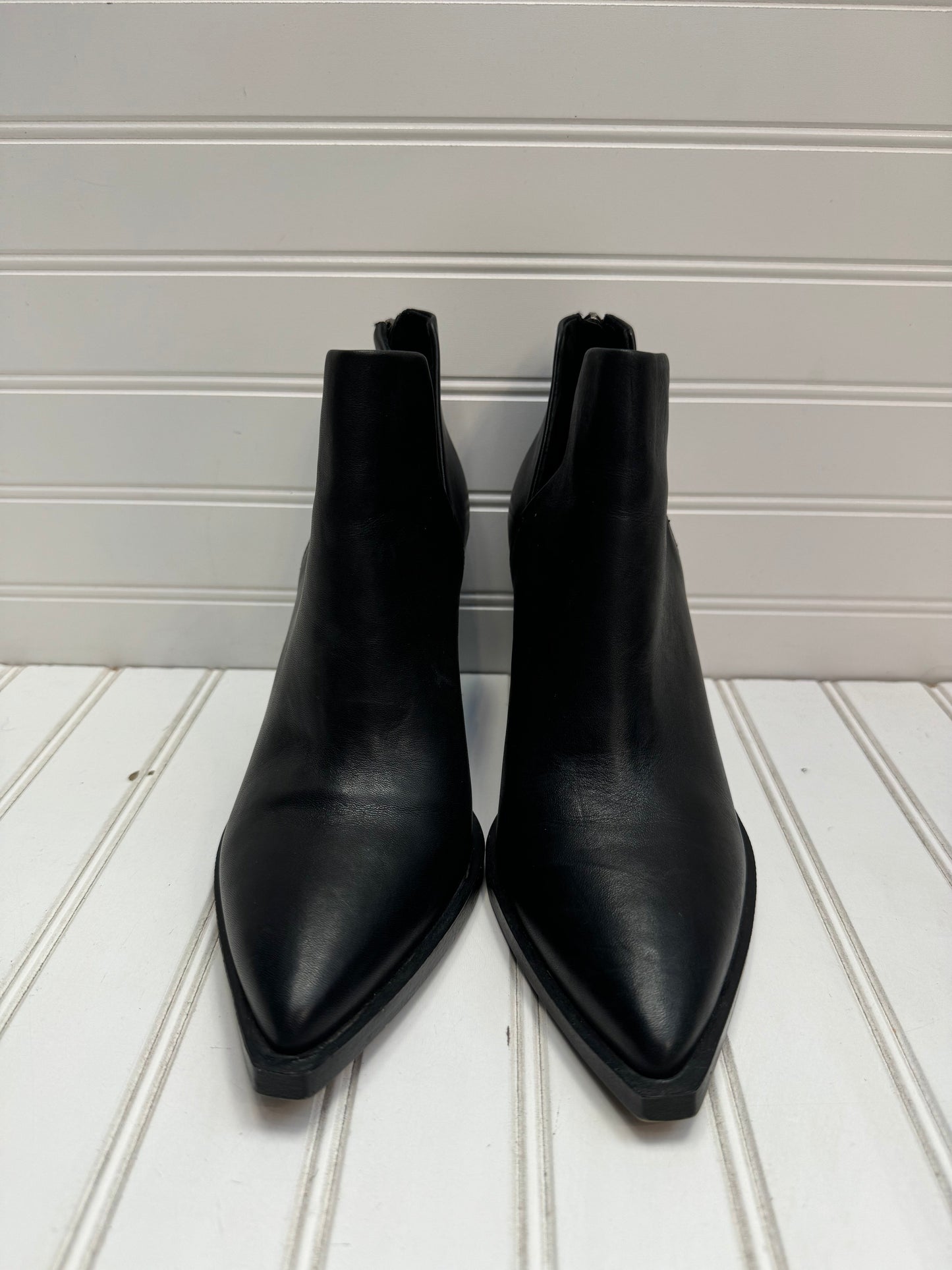 Black Boots Ankle Heels Vince Camuto, Size 8.5