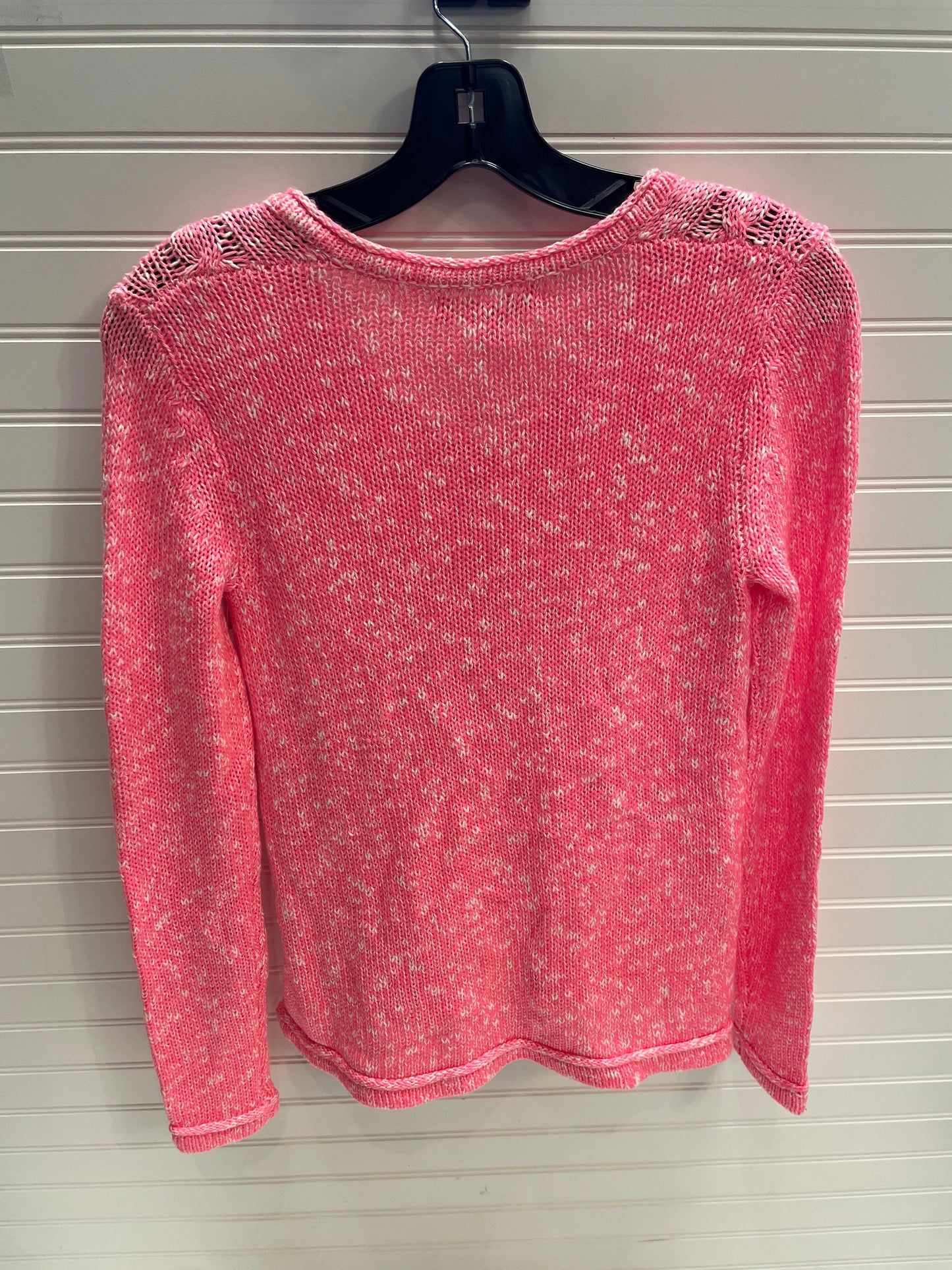 Sweater Designer By Lilly Pulitzer In Pink & White, Size: Xs