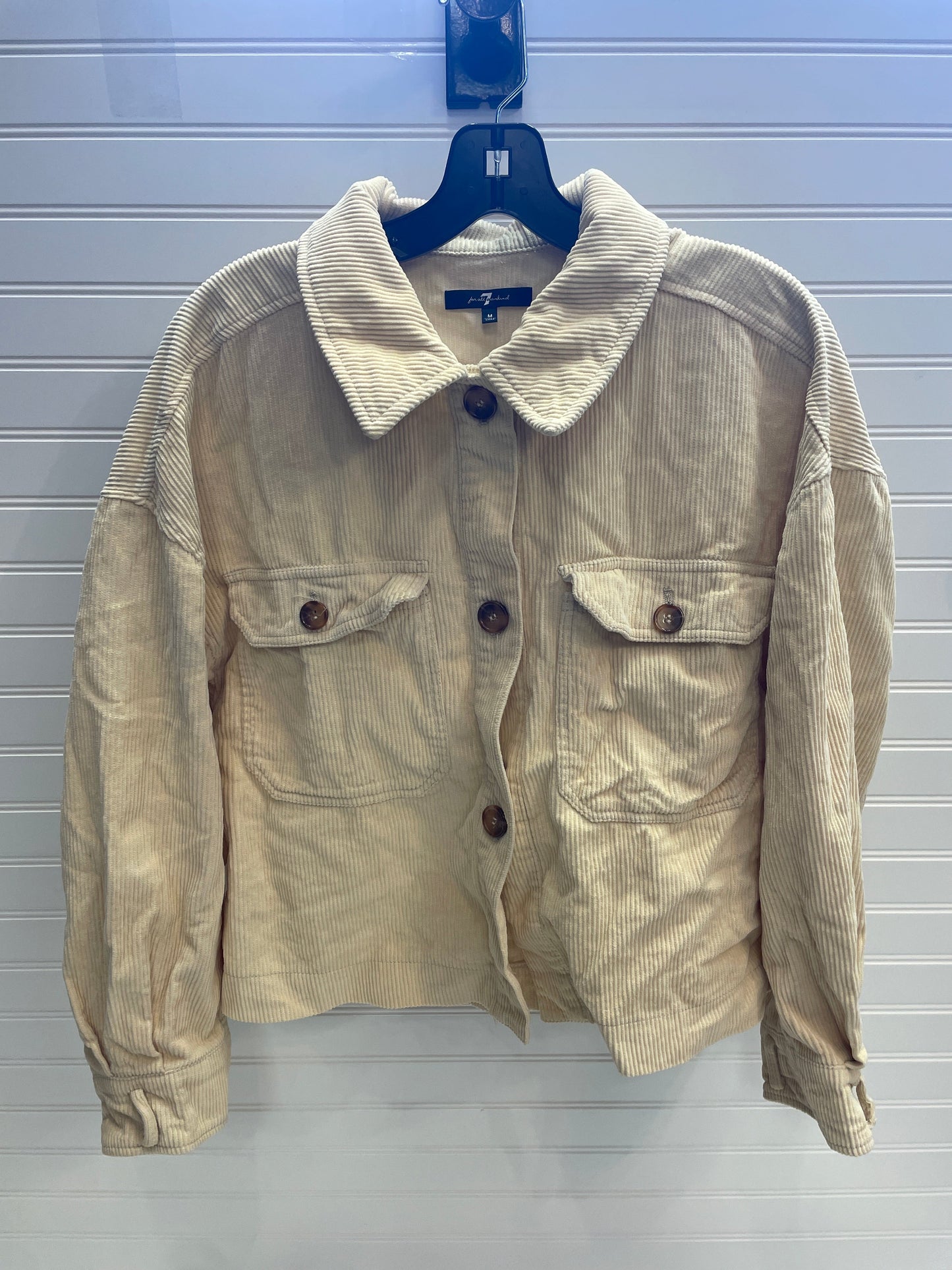 Cream Jacket Other 7 For All Mankind, Size M