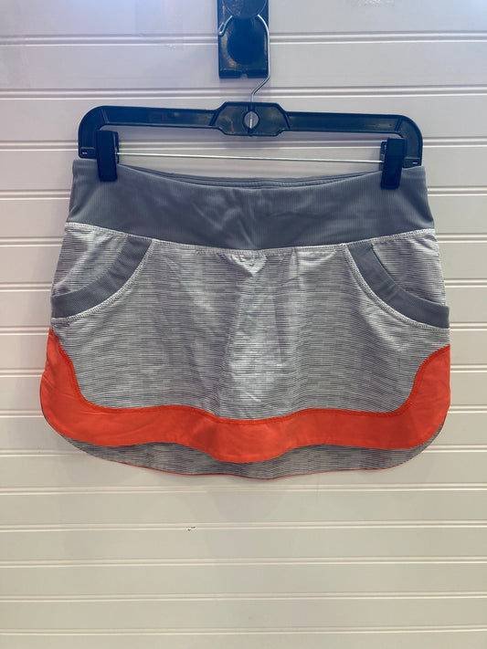 Grey & Orange Athletic Skort Lululemon, Size 6