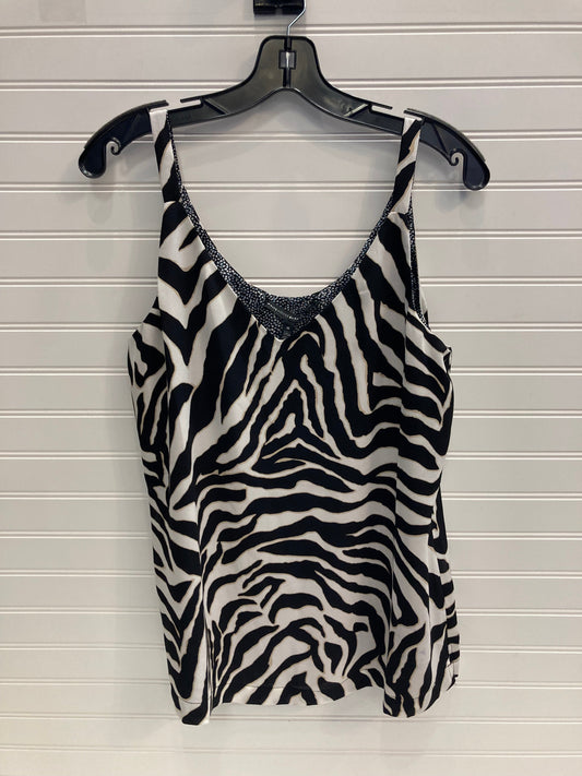 Animal Print Top Sleeveless White House Black Market, Size M