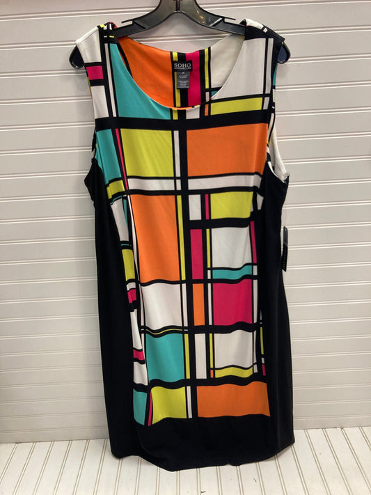 Dress Work By SOHO Apparel In Multi-colored, Size: 2x