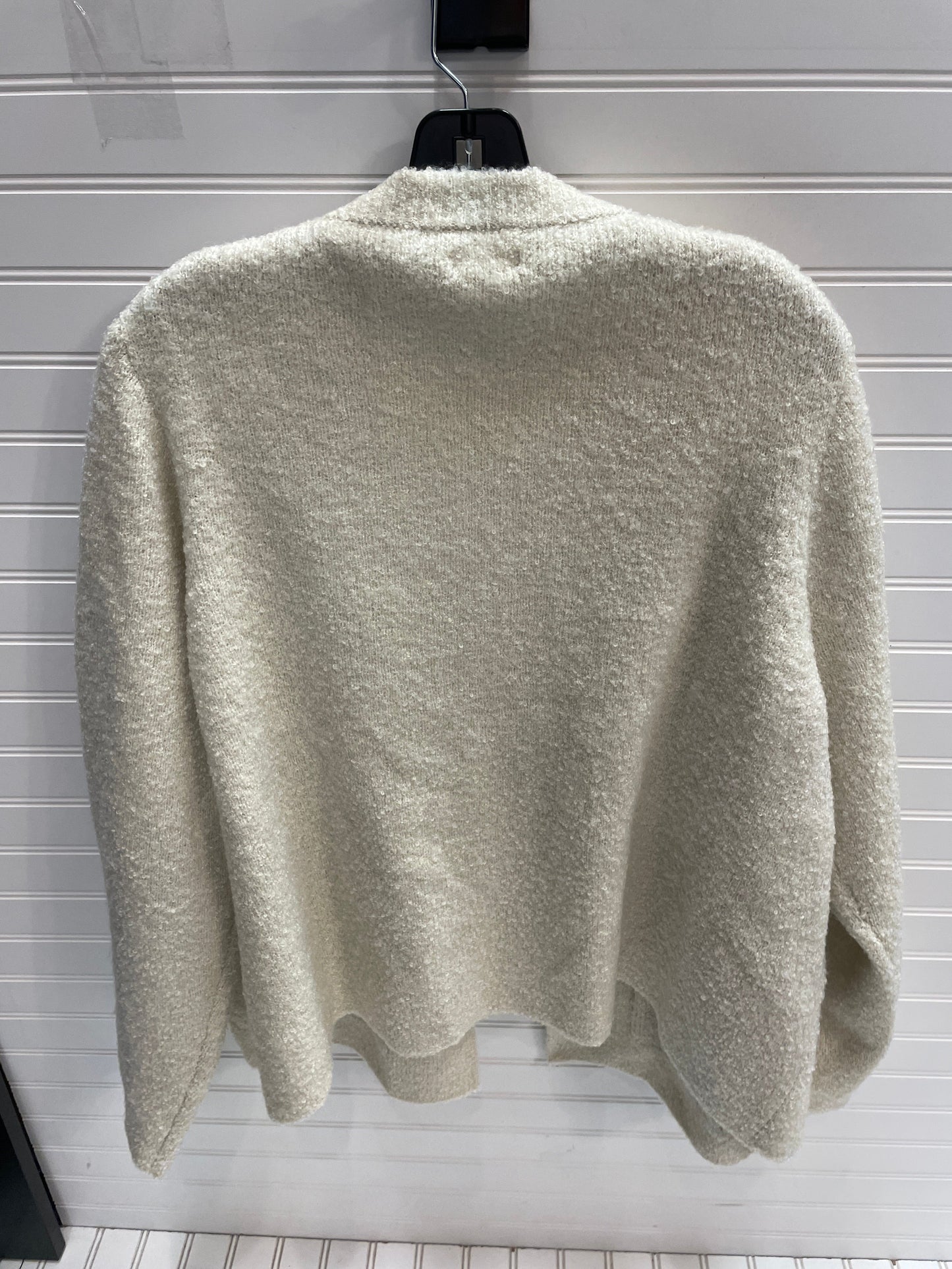 Sweater Cardigan By J. Crew In Cream, Size: 2x