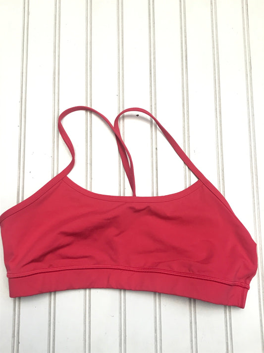 Athletic Bra By Lululemon In Pink, Size: 10