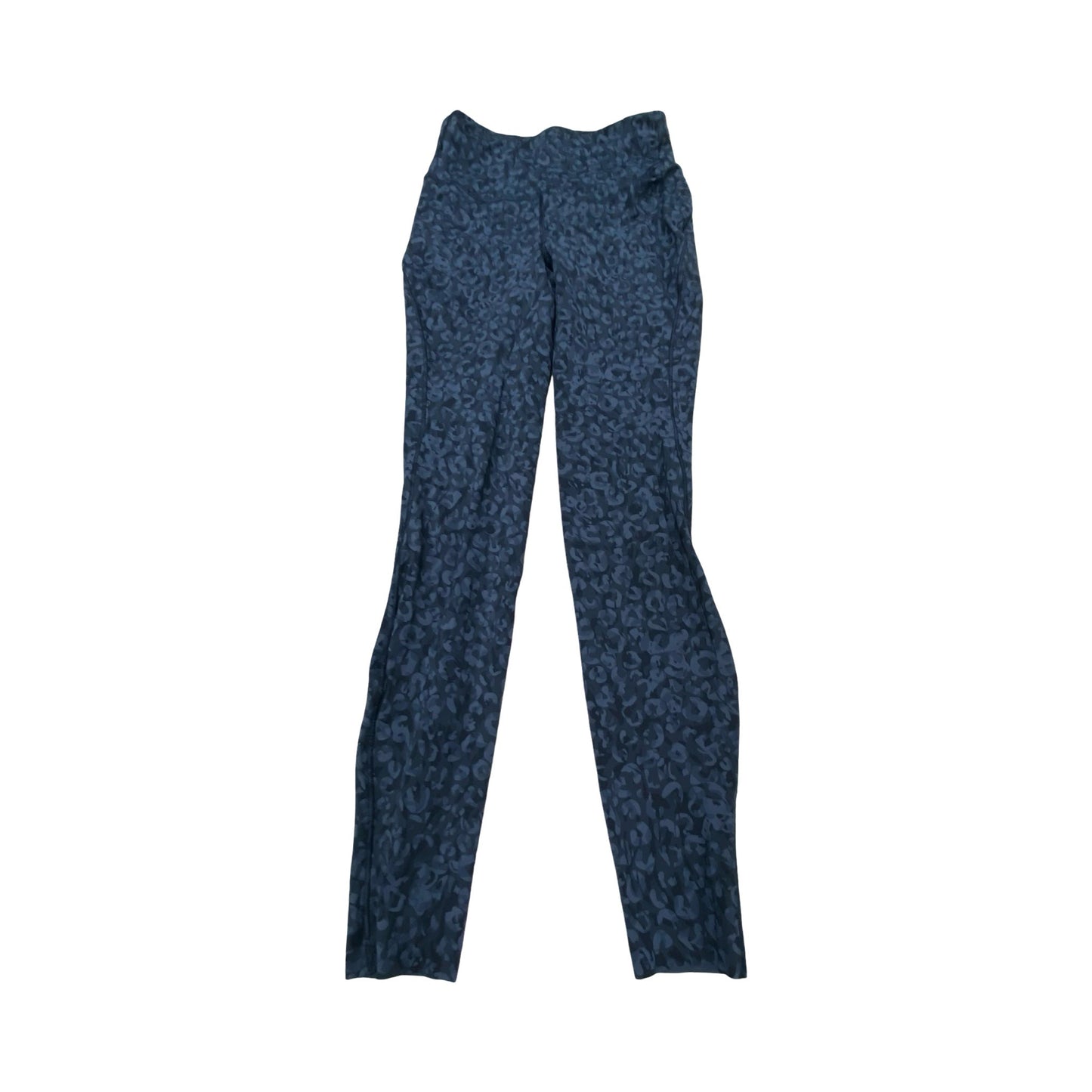 Athletic Leggings By Lululemon In Black & Grey, Size:6