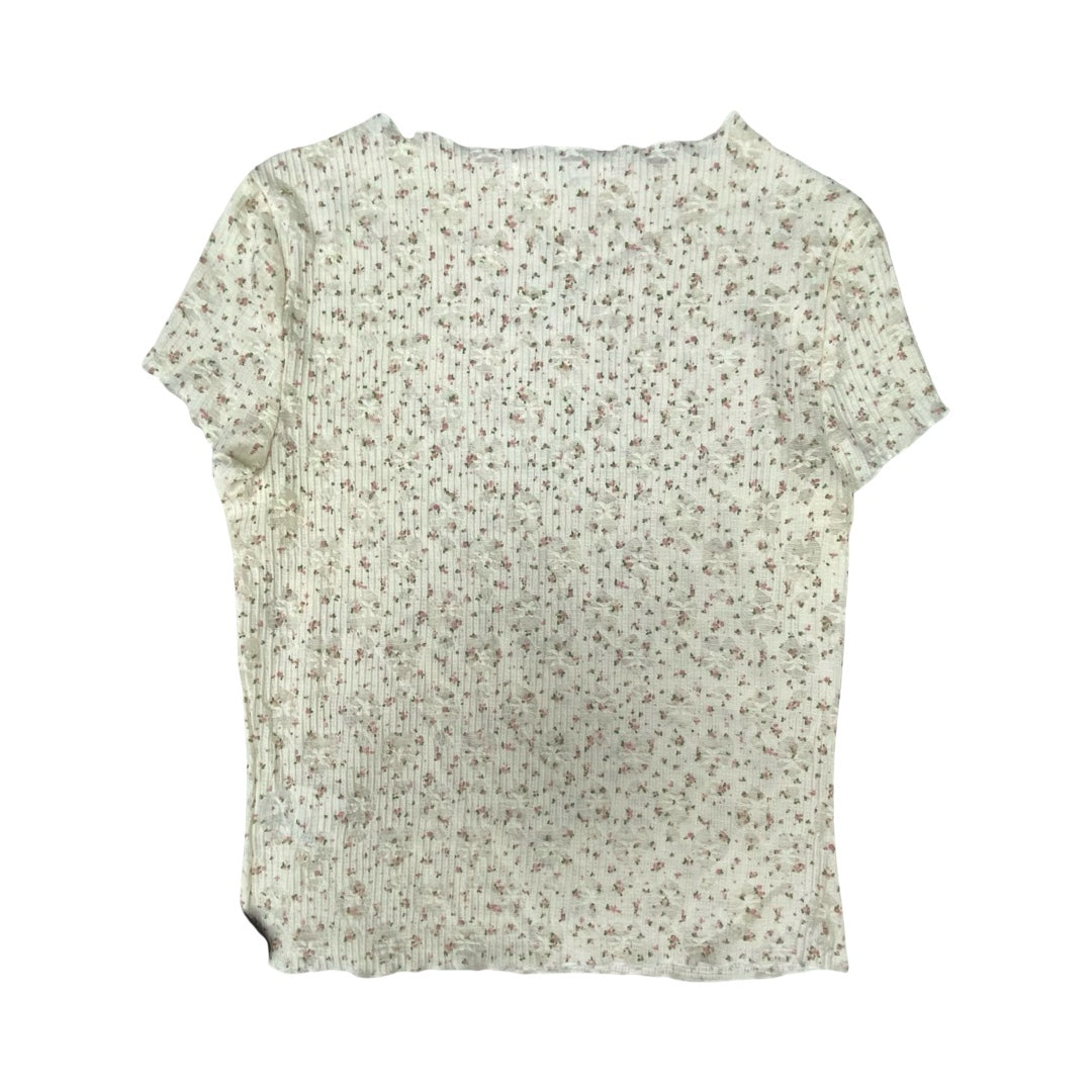 Top Ss By Elodie In Floral Print, Size:M