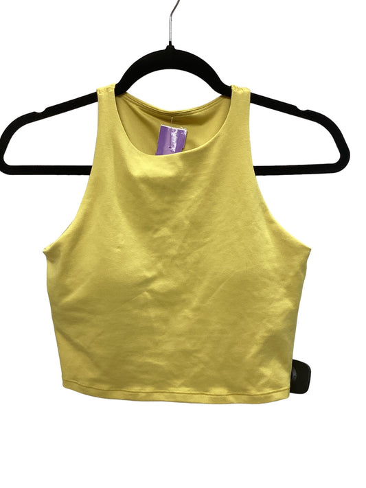 Yellow Athletic Bra Old Navy, Size S