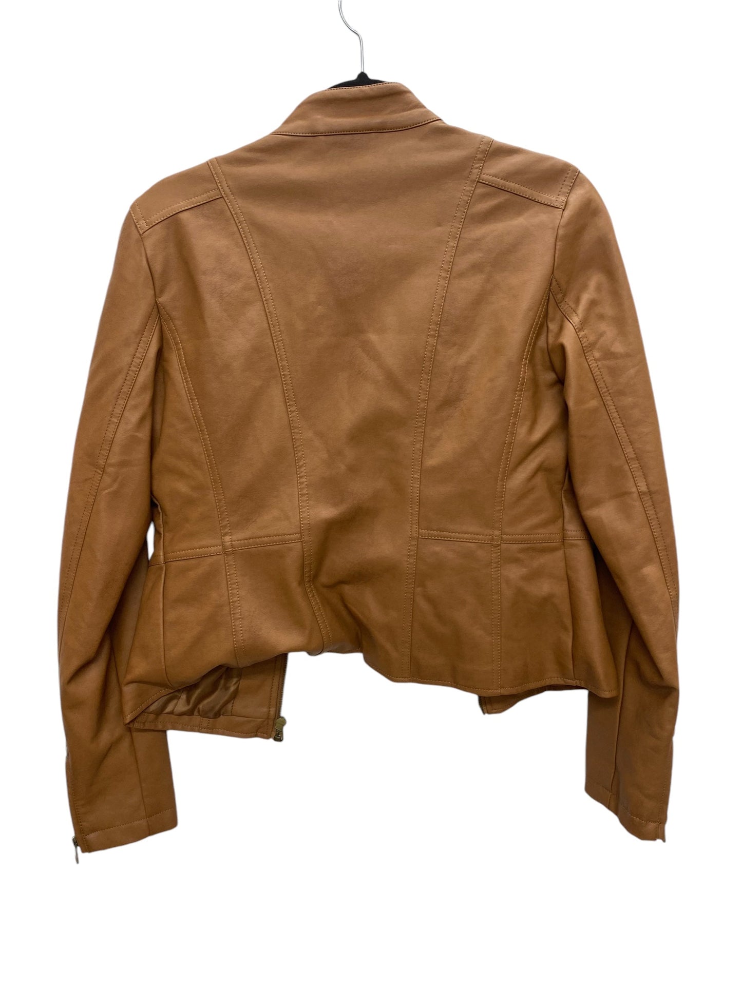 Jacket Moto By Tcec In Brown, Size: S