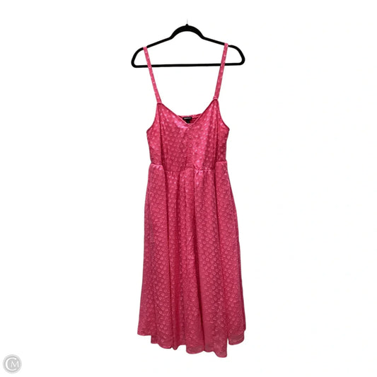 Dress Casual Midi By Torrid In Pink, Size: 0