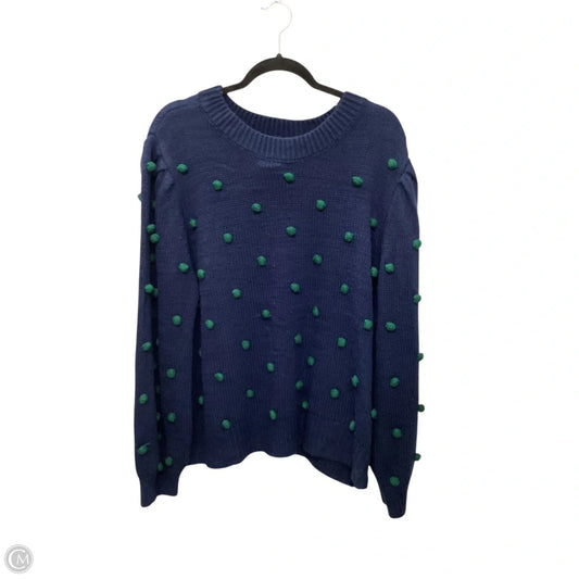 Sweater By Crown And Ivy In Navy, Size: Xxl