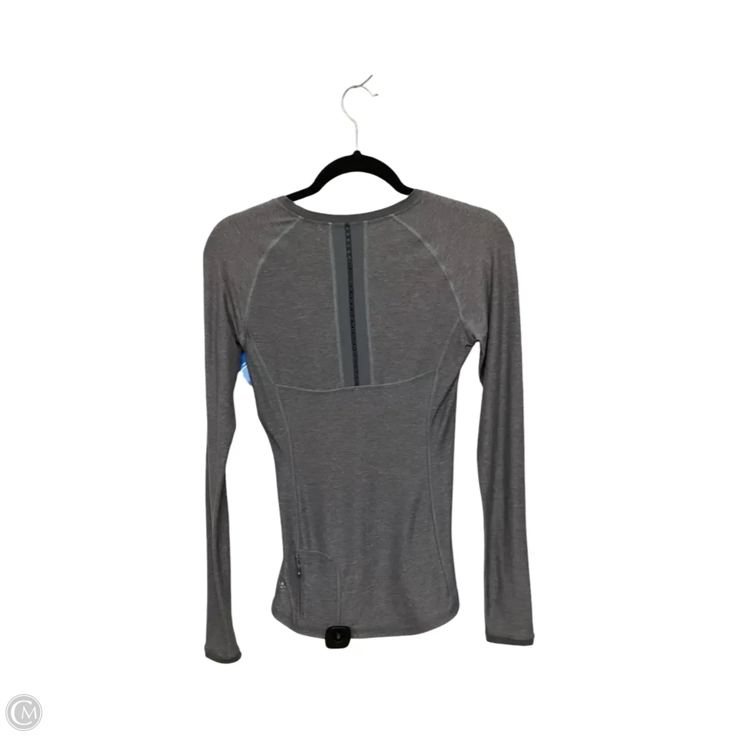 Athletic Top Long Sleeve Crewneck By Lululemon In Grey, Size: 2