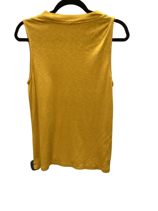 Yellow Top Sleeveless Ann Taylor, Size L