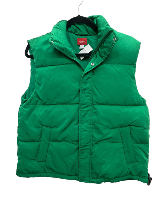 Vest Puffer & Quilted By Clothes Mentor In Green, Size: M