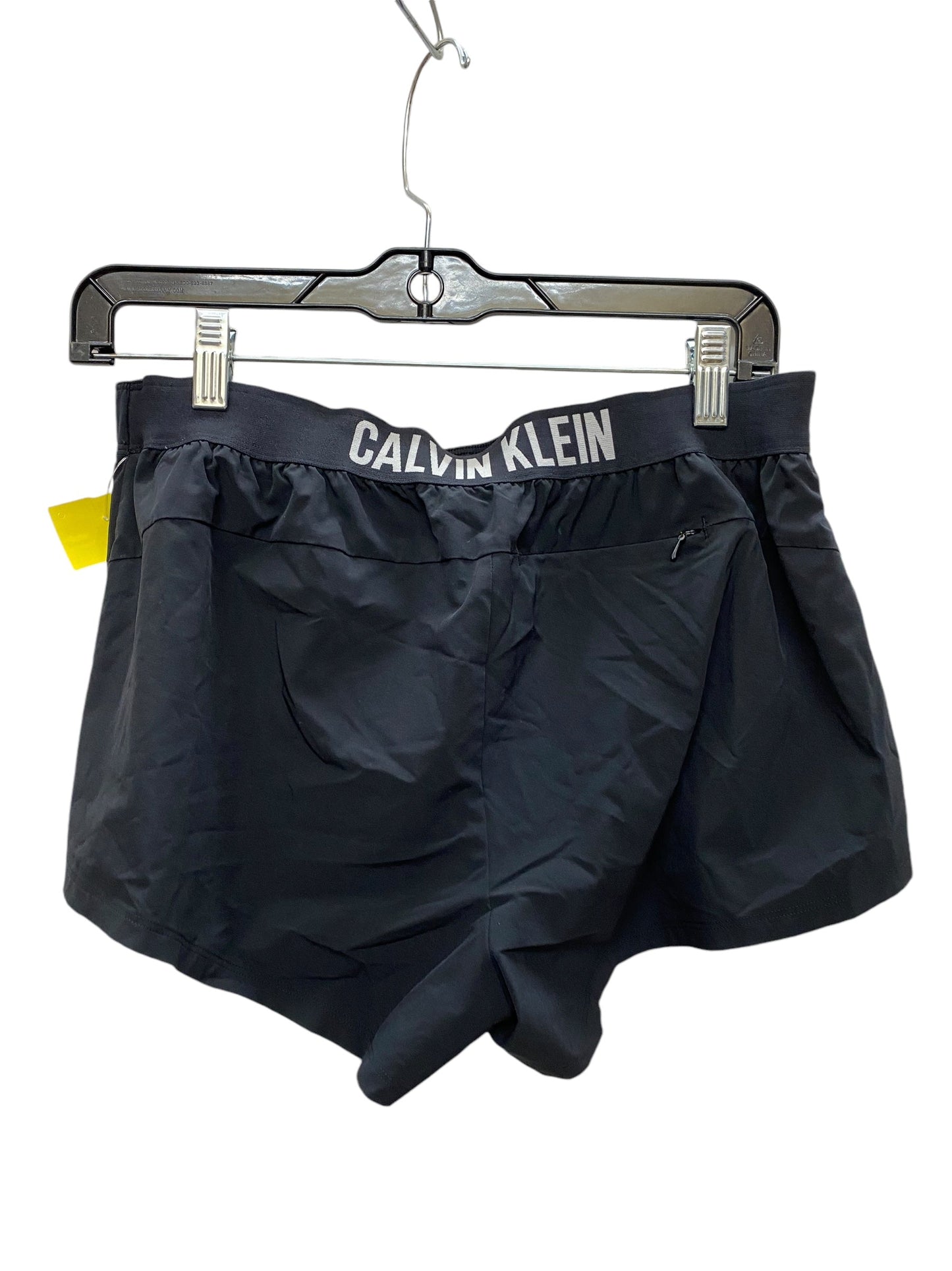 Athletic Shorts By Calvin Klein In Black, Size: M