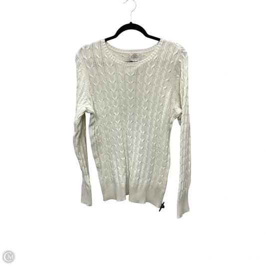 Sweater By St Johns Bay In White, Size: Xl