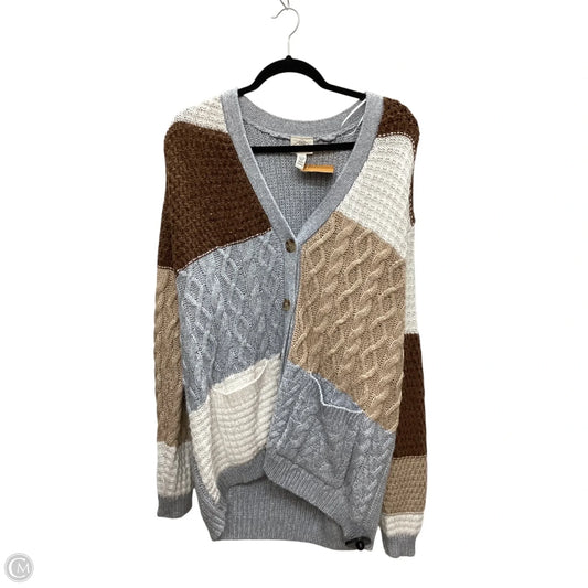 Sweater Cardigan By St Johns Bay In Multi-colored, Size: M