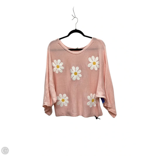 Sweater By Bibi In Pink, Size: S