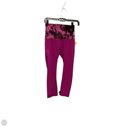 Athletic Leggings By Lululemon In Purple, Size: 4