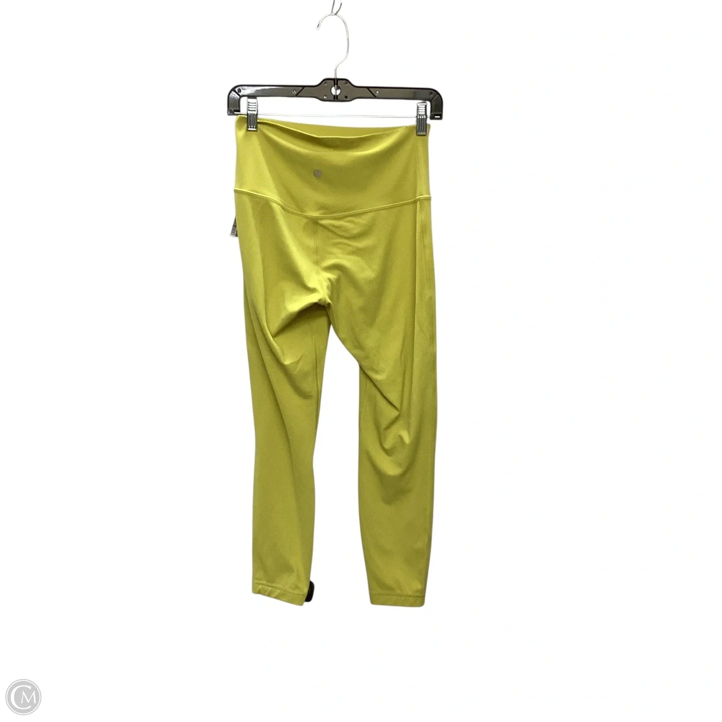 Athletic Leggings By Lululemon In Yellow, Size: 8