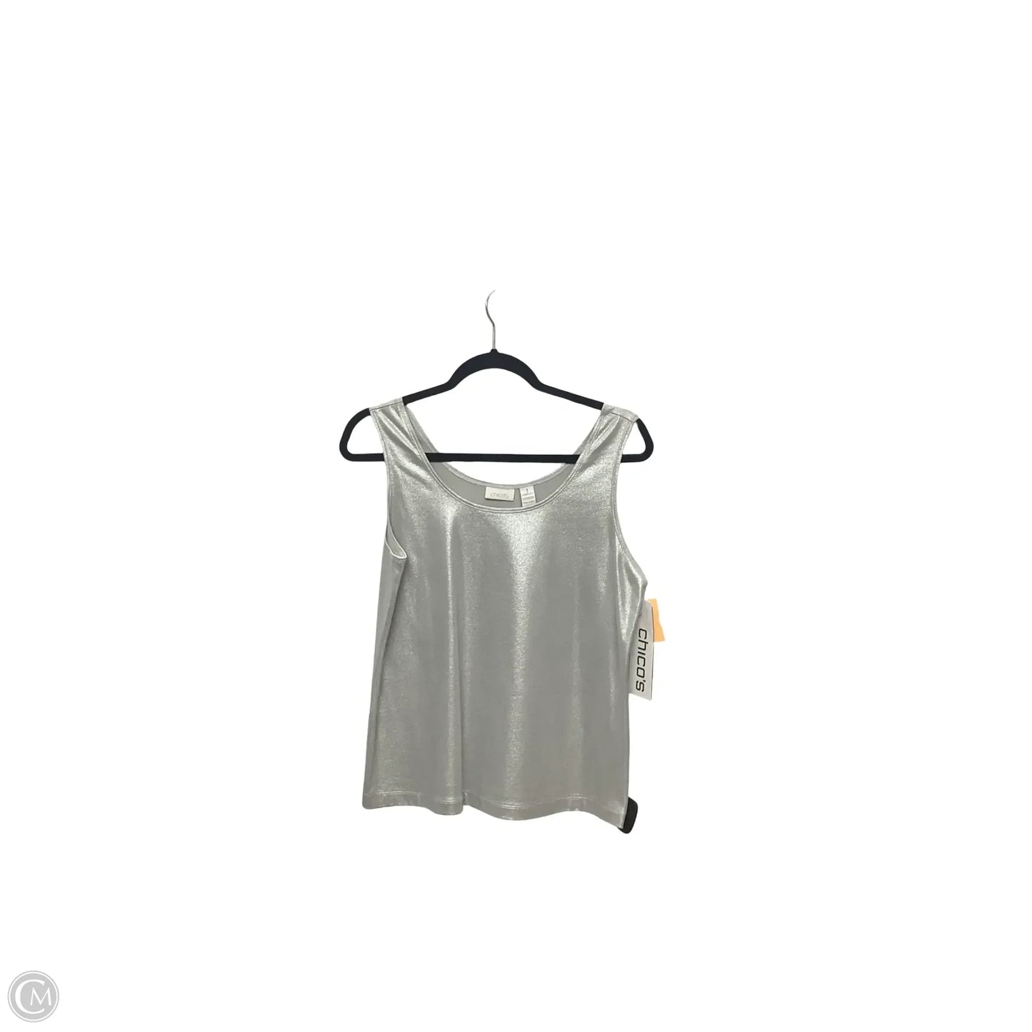 Tank Top By Chicos In Silver, Size: M