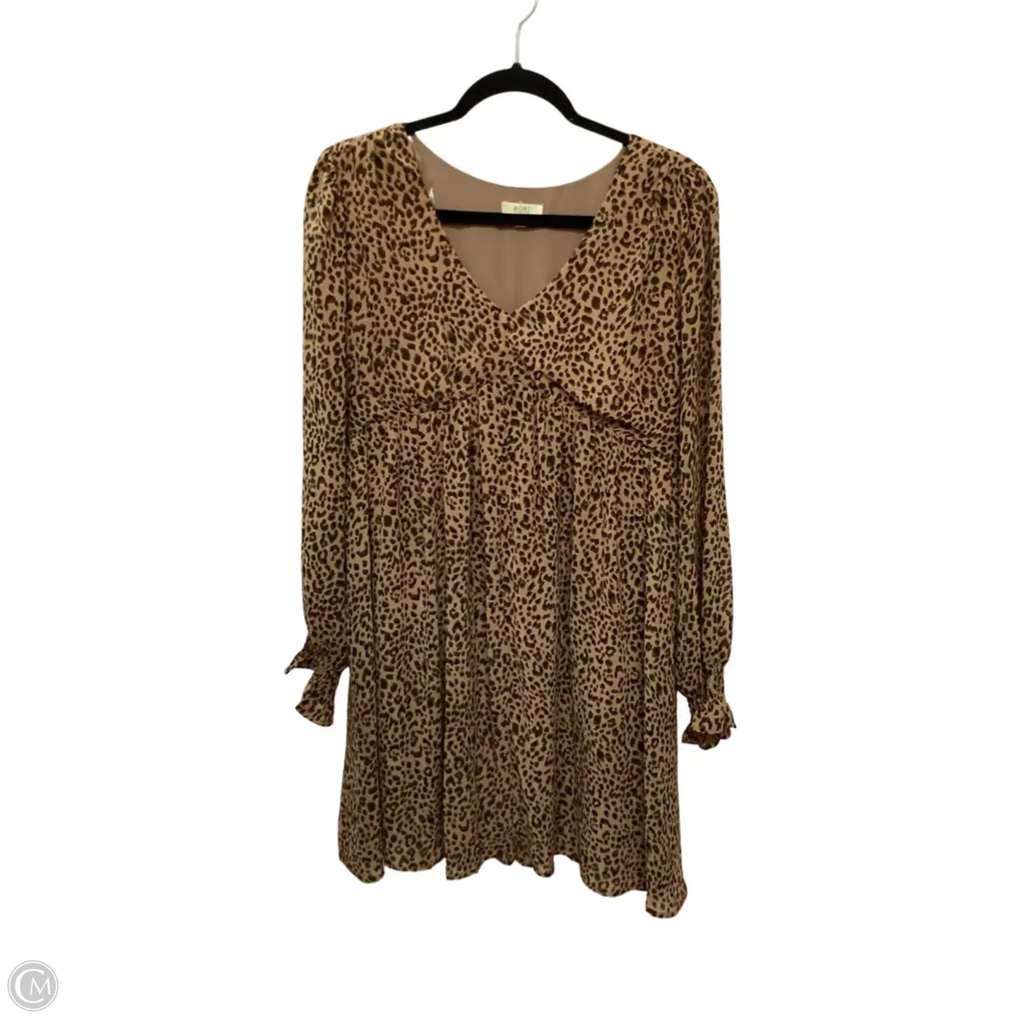 Dress Casual Short By Kori America In Animal Print, Size: S