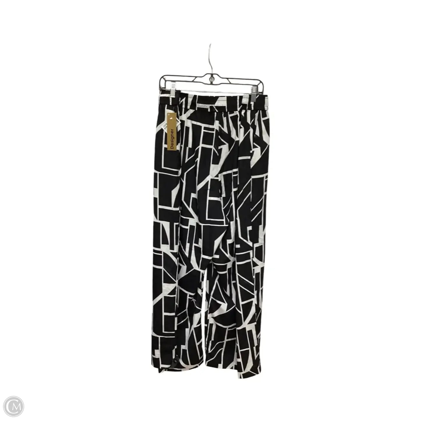Pants Designer By Karl Lagerfeld In Black & White, Size: 2x
