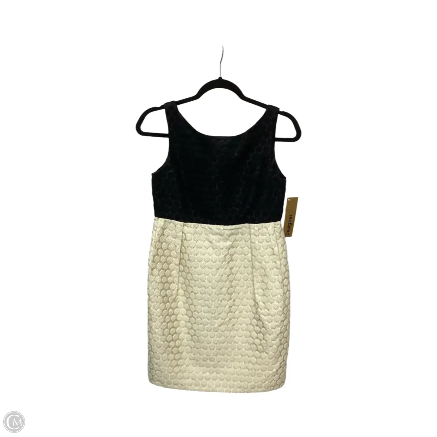 Dress Designer By Milly In Black & Cream, Size: 2
