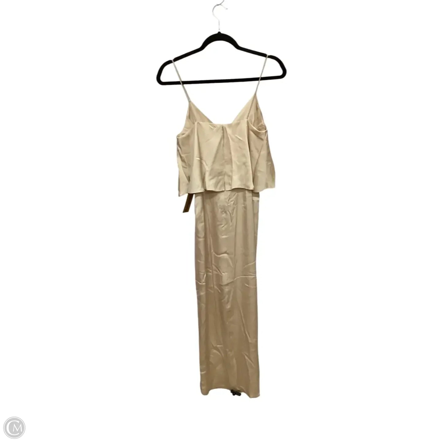 DesignerDress Party Long By Shonna Joy In Tan, Size: 4