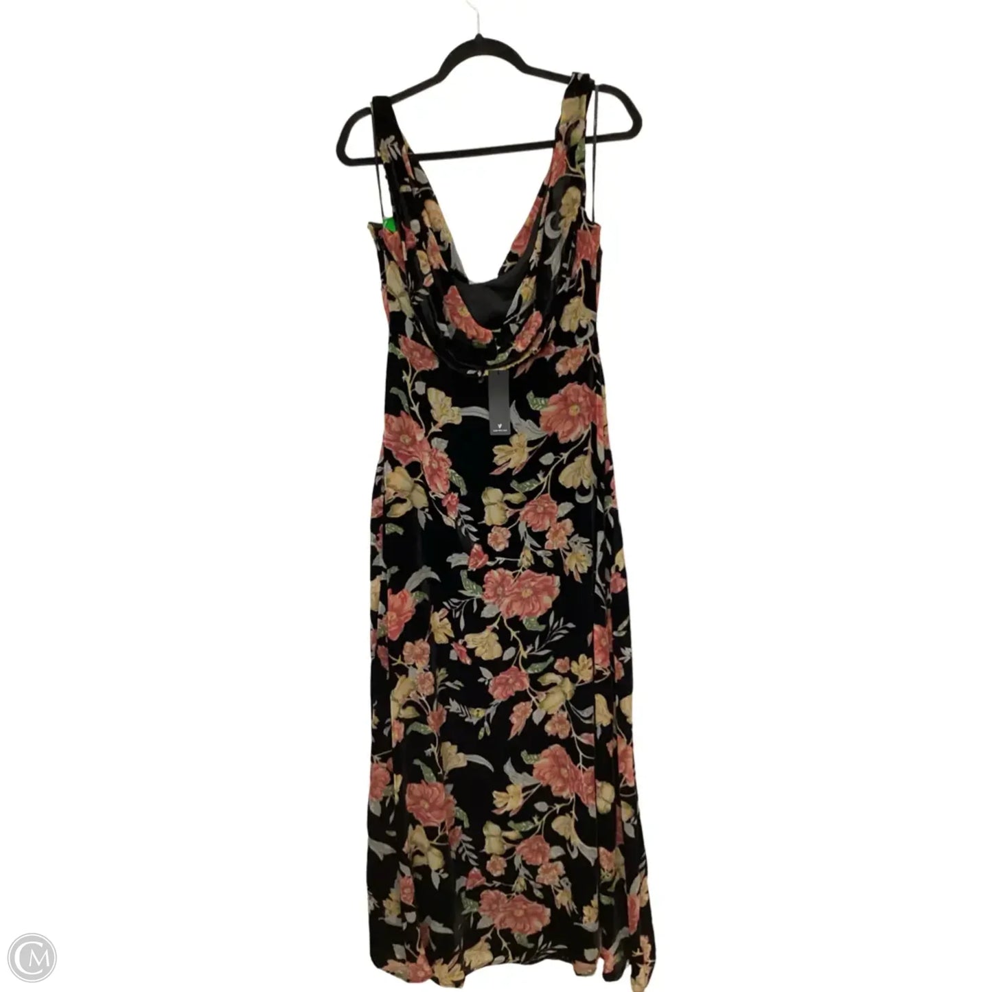 Dress Party Long By Lulus In Black, Size: L