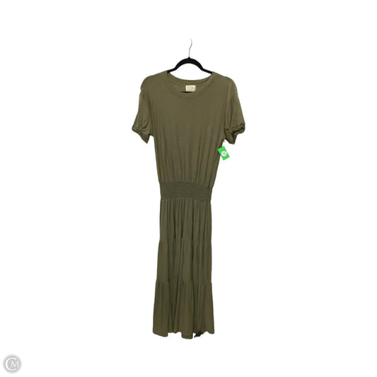Dress Casual Midi By Nation In Green, Size: S
