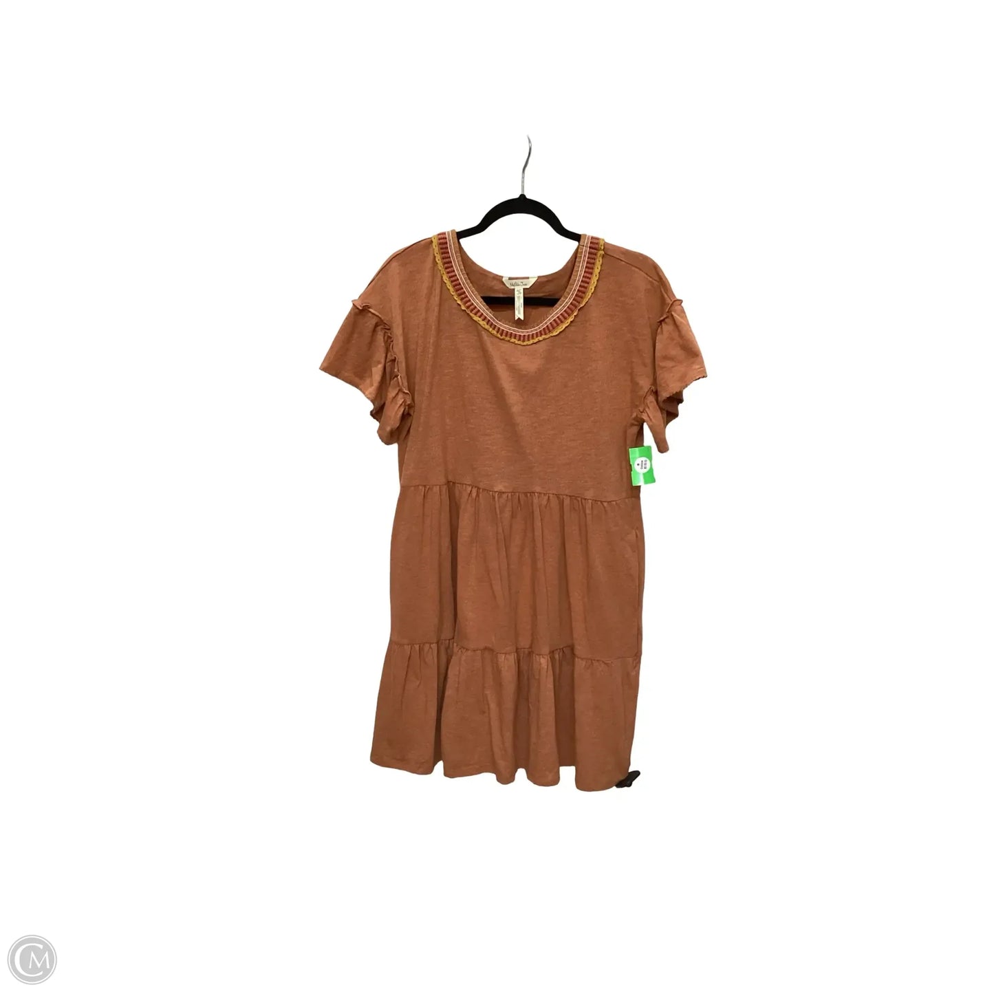 Dress Casual Short By Matilda Jane In Orange, Size: M
