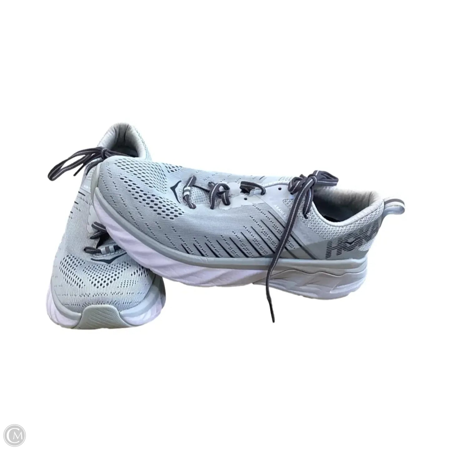 Shoes Athletic By Hoka In Grey, Size: 8.5
