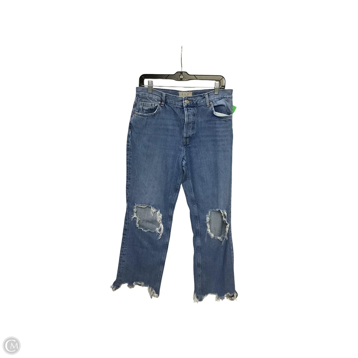 Jeans Cropped By We The Free In Blue Denim, Size: 8