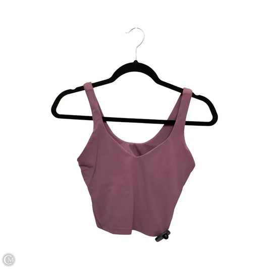 Athletic Bra By Lululemon In Purple, Size: 6