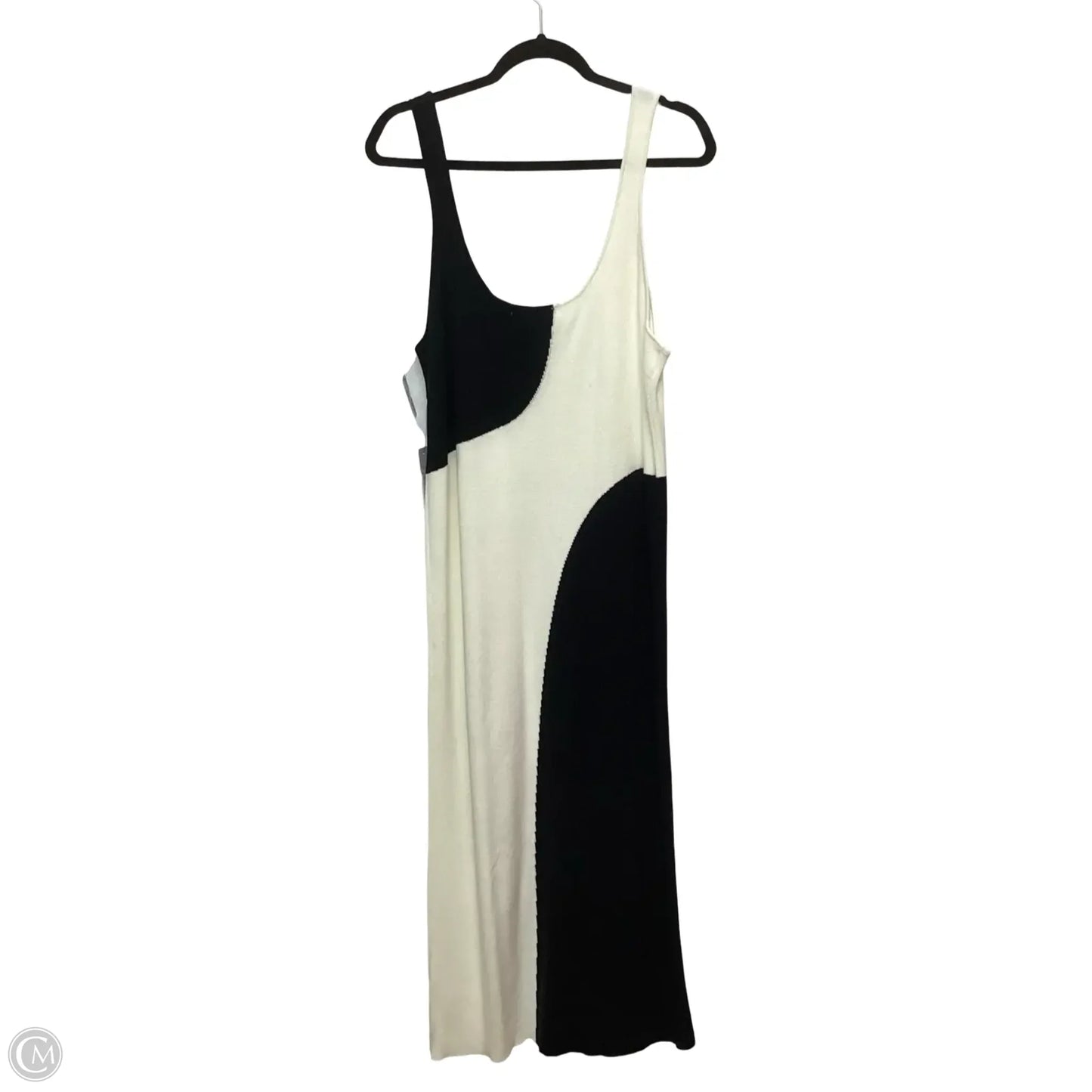 Dress Casual Maxi By Eloquii In Black & White, Size: 22