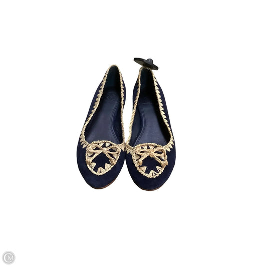 Shoes Designer By Tory Burch In Blue, Size: 7