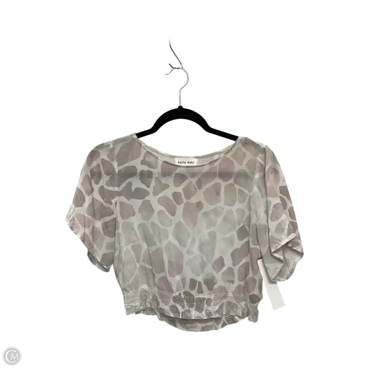 Blouse Short Sleeve By Bella Dahl In Purple, Size: Xs
