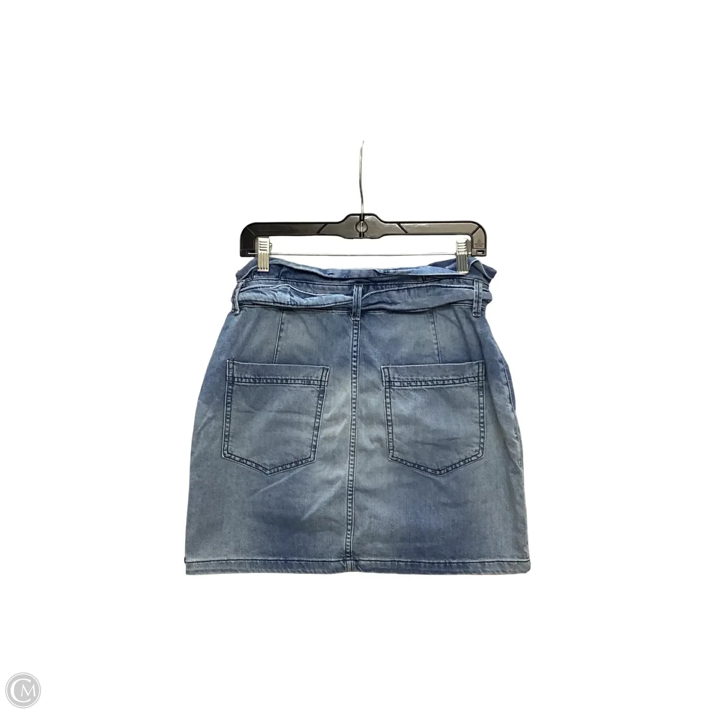 Skirt Mini & Short By Free People In Blue Denim, Size: 10