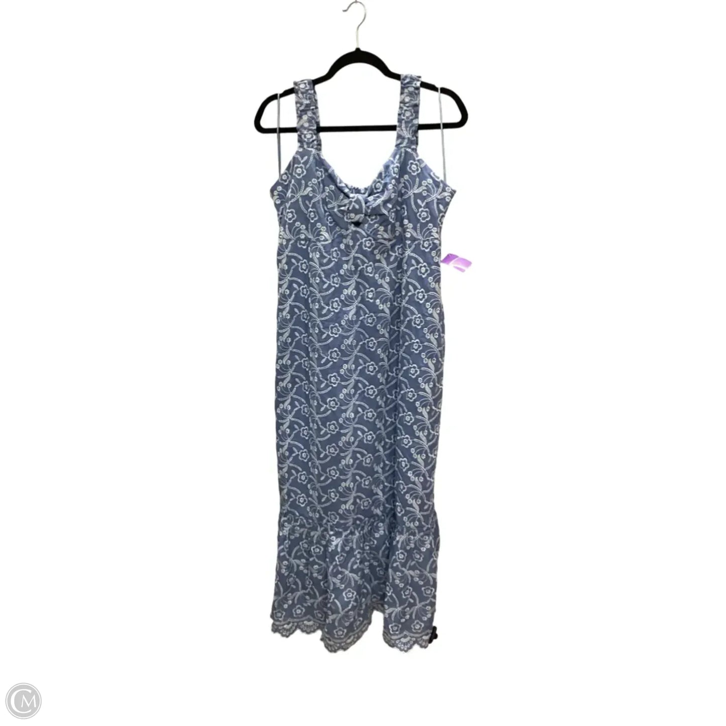 Dress Casual Midi By Like Love In Blue, Size: M