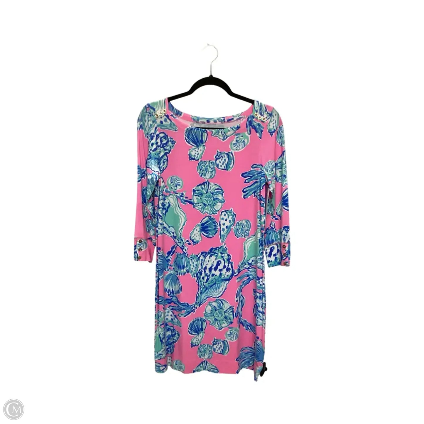 Dress Designer By Lilly Pulitzer In Blue & Pink, Size: M