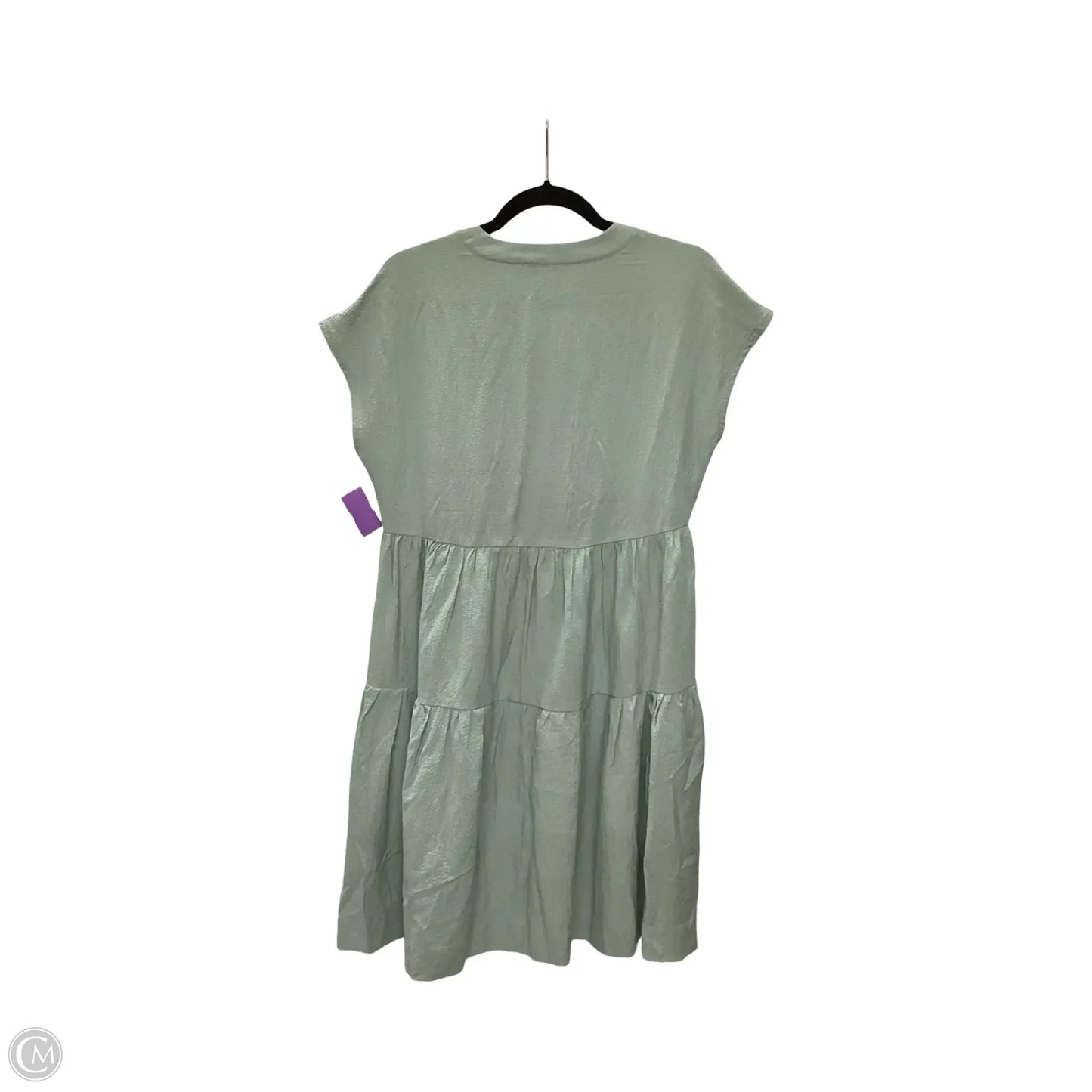 Dress Casual Short By Calvin Klein In Green, Size: 4