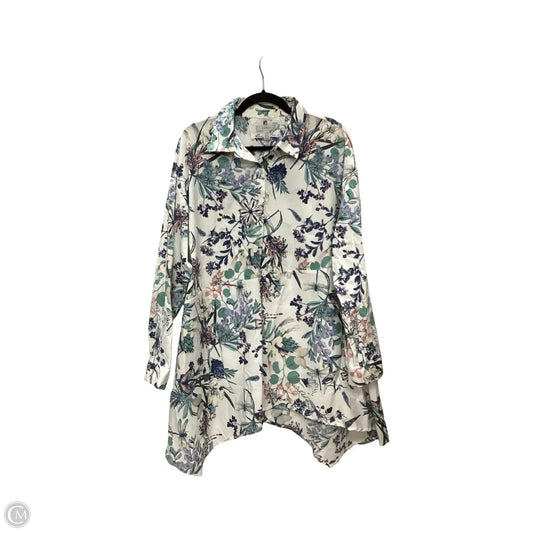 Dress Casual Short By Cupio In Floral Print, Size: Xl