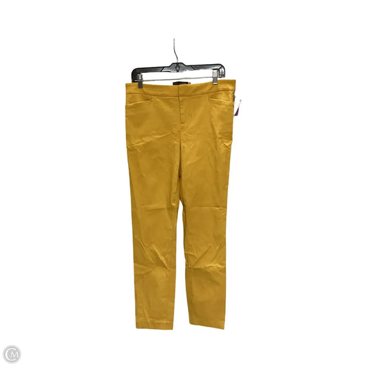 Designer Pants Chinos & Khakis By Crosby In Yellow, Size: 10