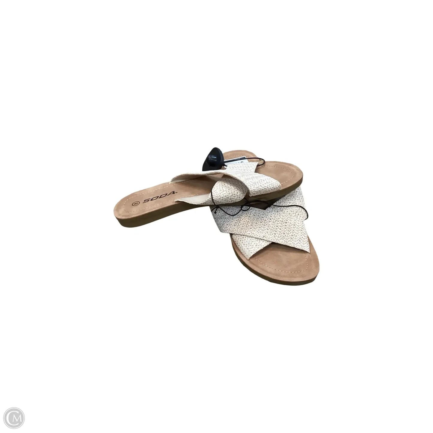 Sandals Flats By Soda In Brown, Size: 8