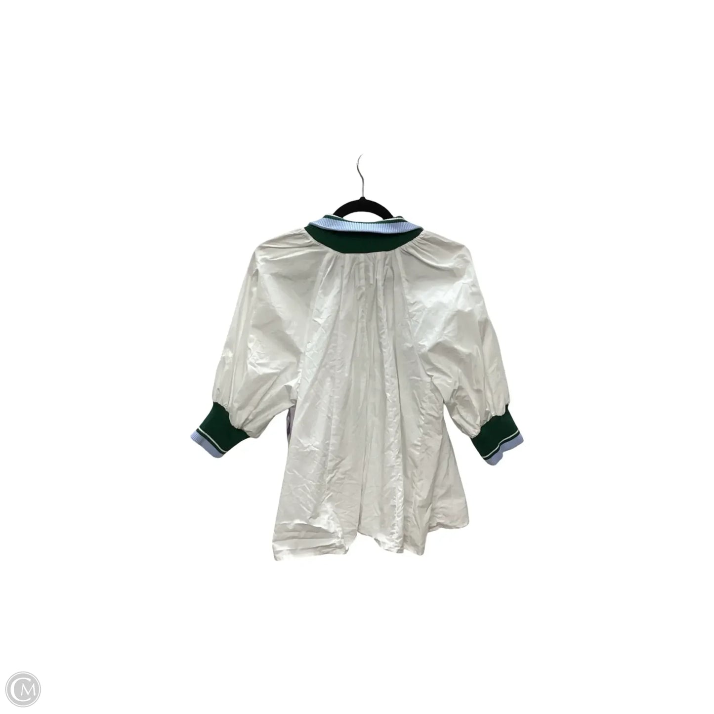 Blouse Short Sleeve By Maeve In White, Size: M