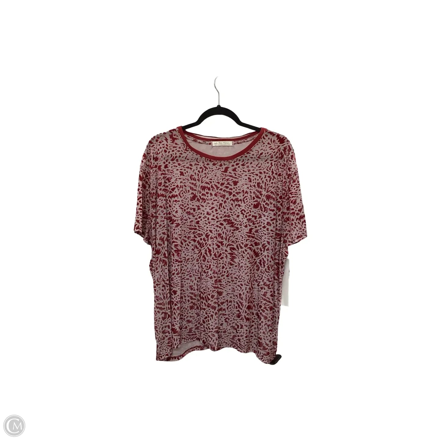 Blouse Short Sleeve By We The Free In Red, Size: S