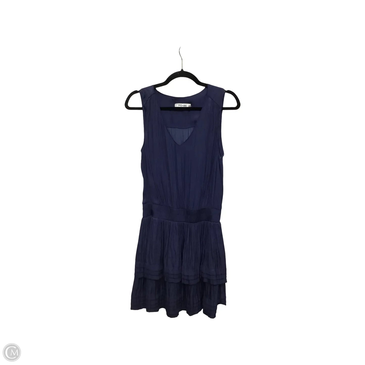 Dress Casual Short By Do + Be In Blue, Size: M